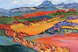 Sharon Thirkettle, In the Porcupines, acrylic on canvas