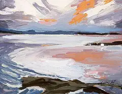 Marino Alt, Crepuscle/Dusk, 1972, oil on particle board