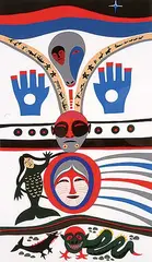 David Ruben Piqtoukun, The Shaman's Dream #56/200 [c], colour silkscreen on paper