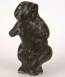 Ralph Porter, Man Spirit, 1990, dark green soapstone sculpture