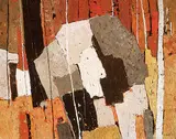 Donald Appelbe Smith, Rock Tapestry, 1974, oil on canvas board