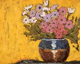 Jack Winn, Flowers for Sarah, 1995, oil on particle board