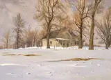 Alexis Arts, Aupres St. Urbain, P.Q., 1981, oil on canvas