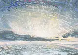 Anne Meredith Barry, Untitled - Frozen Islands Number 1, mixed media on paper