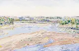 Norman Hugh Dallin, Main Channel, 1983, oil on canvas