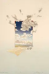 David Denyse, Five Days Later #T.P., 1978, colour lithograph on paper