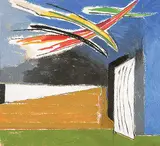 Tom Hopkins, Untitled - Nova Scotia Series #6, mixed media on paper