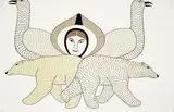 Kenojuak Ashevak, Days On The Coast #15/50