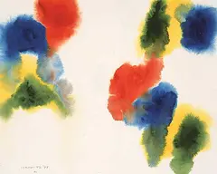 Gershon Iskowitz, A L, 1977, watercolour on paper