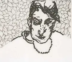 William John Houston Laing, View From a Tea Room #1 #A.P., etching and relief print on paper