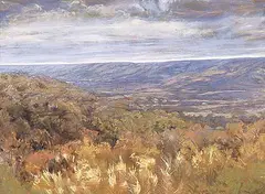 Anne Meggitt, Pheasant Creek, 1984, oil on canvas