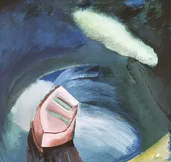 Barbara Milne, Green Sea, 1984, acrylic on canvas