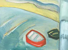 Barbara Milne, Shoreline, 1984, oil on canvas