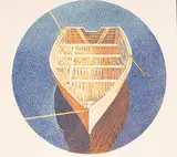 Mary Frances West Pratt, Tied Boat #8/60, 1980, colour lithograph on paper