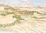 Adeline Rockett, Untitled - Battle River Series #23, 1978, watercolour on paper