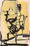 Bryan Ryley, IX - 85 XIV, 1985, mixed media on paper