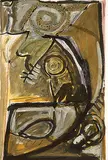 Bryan Ryley, IX - 85 II, 1985, mixed media on paper