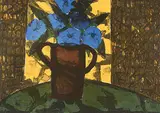 John Harold Thomas Snow, Still Life Blue Flowers #9/50