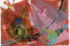 Otis Tamasauskas, Jumping Trout #1/4, 1981, colour lithograph on paper