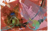 Otis Tamasauskas, Jumping Trout #1/4, 1981, colour lithograph on paper