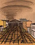 Bernard Buffet, La Gare #E.A.