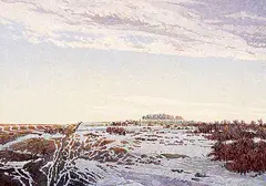 Walter Drohan, Cool Sunset, 1990, oil on canvas