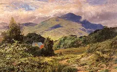 Robert Gallon, Untitled - Mount Snowdon, oil on canvas