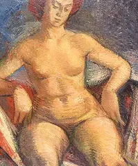 Henry George Glyde, Nude, 1959, oil on canvas