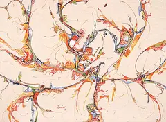 Alex Janvier, Winter Blanket, oil on canvas
