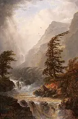 Benjamin Williams Leader, Untitled - Wild Wales, 1857, oil on artist board
