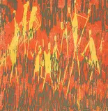 Janet Mitchell, People #1/5, 1958, colour silkscreen on paper