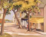 Alison Houston Lockerbie Newton, Rockport - Cape Ann. Mass., 1948, oil on canvas board