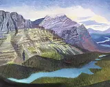 David Pugh, Untitled - Mountains and River