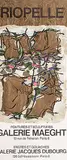 Jean Paul Riopelle, Galerie Maeght / Galerie Jacques Dubourg, 1966, colour lithograph on paper