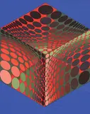 Victor Vasarely, Untitled - Cube #88/120