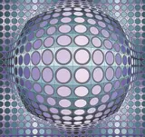 Victor Vasarely, Untitled - Sphere #252/275