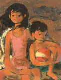 William Arthur Winter, Untitled - At the Beach