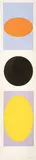 Yaacov Gipstein Agam, Untitled - Plate 3 [from Agam +-X9] #50/180, colour silkscreen on paper