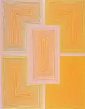 Richard Anuszkiewicz, Untitled - Plate 2 #68/500, 1970, colour silkscreen on paper