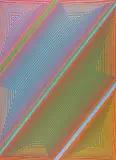 Richard Anuszkiewicz, Untitled - Plate 3 #68/500, 1970, colour silkscreen on paper