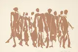 Claire Laport Aust, The Crowd #2/5, 1978, silkscreen on paper