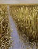 Lisa Barsumian, Wetlands, oil on canvas