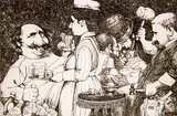 Charles Bragg, Anaesthesia, 1847 #53/125, colour etching on paper