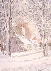 Pierre Brosseau, Apres les Tempete, watercolour on paper