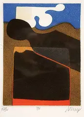 396 #43/50 by Bertrand Dorny, colour etching on paper, sold Nov 2000