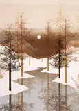 James Hagen, Ice Crystals #113/275, colour silkscreen on paper