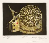 Thomas O'Donohue, Untitled - Sheval Du trois #HC VI, colour etching on paper