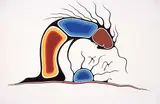 Clemence Wescoupe, Great Mother #67/150, 1980, colour silkscreen on paper