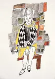 Maxwell Bennett Bates, Untitled - Figure, April 1964, 1964, watercolour on paper