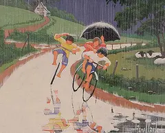 Rémi Clark, Par Surprise, oil on canvas